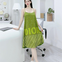 Đầm nữ dây form suông họa tiết cute - DBO2421