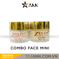 Combo Kem Face Zelda Plus Mini Dưỡng Trắng Da Ngày Đêm - CBZELDA02