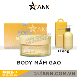 Kem Body Mầm Gạo Sica White Tặng Sữa Tắm - BDMAMGAO
