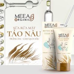 Sữa Rửa Mặt Tảo Nâu Meea Organic Detox Marine - SRMTAONAU