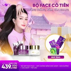 Combo Face Giảm Nám Trắng Tím SON Cosmetic + Kem Chống Nắng SON Cosmetic - COMBOSON3