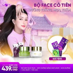 Combo Face Mụn Thâm Trắng Xanh SON Cosmetic + Chống Nắng SON Cosmetic - COMBOSON4