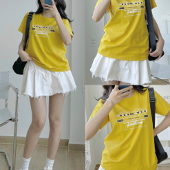 Áo Thun Thái Nữ Cổ Tròn Form suông in chữ Tokyo Nhiều Màu - AG1219