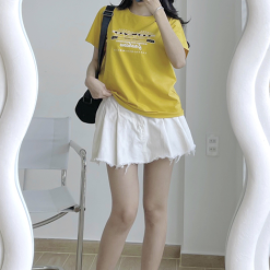 Áo Thun Thái Nữ Cổ Tròn Form suông in chữ Tokyo Nhiều Màu - AG1219