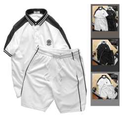 Set Bộ Nam Quần Short Áo Cổ Bẻ Thêu Logo Fadsco - SBN058