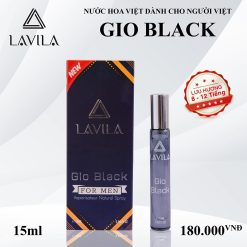 Nước Hoa Nam Lavila Gio Black Mini 15ml - 8936184450893