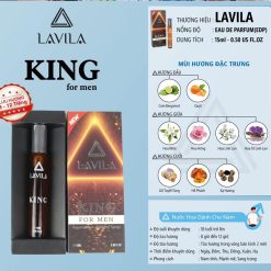 Nước Hoa Nam Lavila King Mini 15ml - 8936184450879