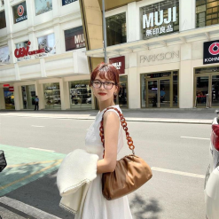 Đầm midi trắng khoét lưng tim - VD5832