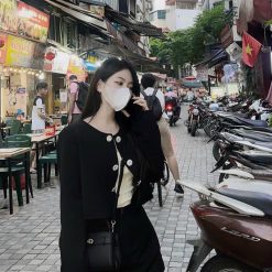 Sét đen 3 món nút ngọc - VD5876