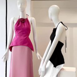 Sét áo yếm + chân váy lụa maxi - VD5879