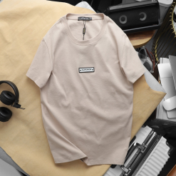 Áo Thun Nam Cổ Tròn Phối Tag Chữ Superior