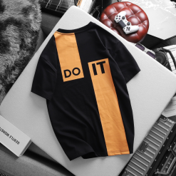 Áo Thun Nam Cổ Tròn Rurumen In Chữ Hai Mặt Big Size - AB440