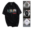Áo Thun Nam Cổ Tròn Rurumen Màu Đen In Chữ Urban Big Size - AB441