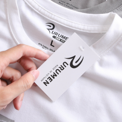 Áo Thun Nam Cổ Tròn Rurumen Màu Trắng In Chữ Never Big Size - AB442