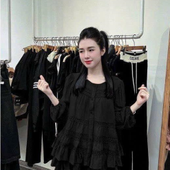 Sét baby doll viền ren tầng xoè - VD5912