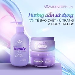 Combo Dưỡng Trắng Body Trendy Meea Premium Organic - CBBODYMEEA01