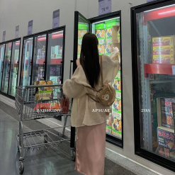 Sét hồng áo khoác len - VD5921