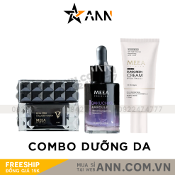 Combo Dưỡng Da Face Cá Hồi DNA Pro V2 + Serum Bakuchiol V2 + Kem Chống Nắng Meea Organic - CBFACEMEEA03