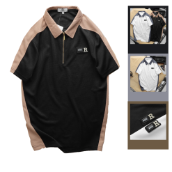Áo Thun Nam Polo Pack Horse Cổ Bẻ Phối Dây Kéo - CS211