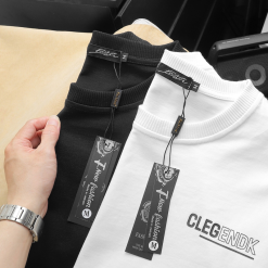 Áo Thun Cổ Tròn Unisex In Chữ CLEGENDK - AB449