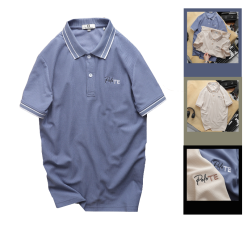 Áo Thun Nam Cổ Bẻ Pack Hourse Thêu Chữ Polo TE - CS212