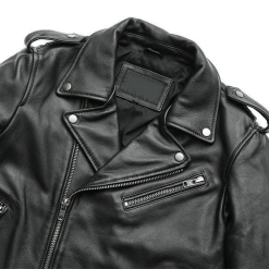 Áo Khoác Da Nam Biker Lót Dù Cao Cấp (Có size to 3x) - AK078