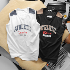 Áo Thun Nam Ba Lỗ Pack Horse In Chữ Athletic - AB462