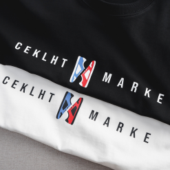 Áo Thun Nam Cổ Tròn Oversize In Chữ CEKLHT MARKET Big Size 110kg - AB474