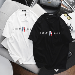 Áo Thun Nam Cổ Tròn Oversize In Chữ CEKLHT MARKET Big Size 110kg - AB474