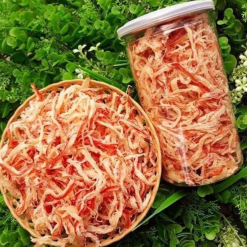 Mực ống Xé Sợi Sấy Khô 300g Hộp - 8936208930189