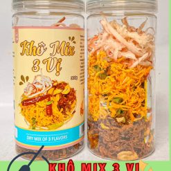 Khô Mix 3 Vị ( Heo -Mực - Gà ) 300g Hộp - KM3V