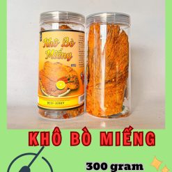 Khô Bò Miếng Thượng Hạng 300g hộp - 8936208930240