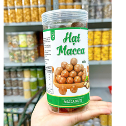 Hạt Macca Tây Nguyên Nứt Vỏ 500g Hộp - 8936208930073