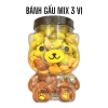 Bánh Gấu Mix 3 Vị Thơm Ngon 500g - Hộp Gấu Lớn - BGM