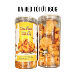 Da Heo Tỏi Ớt Thơm Ngon Giòn Rụm 160g Hộp - DHTO