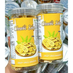 Chuối Sấy Giòn Thơm Ngon 300g Hộp - CSSG