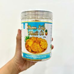 Thơm Sấy Muối Ớt Thơm Ngon 300g Hộp - 8936208931599