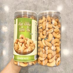 Hạt Điều Cồ Nguyên Hạt Sạch Lụa Loại Ngon (Đã tách vỏ)500g Hộp - HDCNH