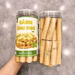 Bánh Ống Ngò Sầu Riêng Thơm Ngon 400g Hộp - BONSR