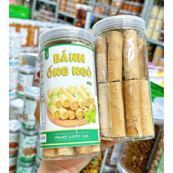 Bánh Ống Ngò Sầu Riêng Thơm Ngon 400g Hộp - BONSR