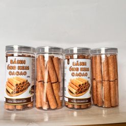 Bánh Ống Ngò Ca Cao Thơm Ngon 420g Hộp - BONCC