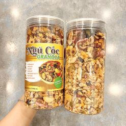 Ngũ Cốc Granola Trái Cây Loại Ngon 500g (Có yến mạch) Hộp - NCGTC