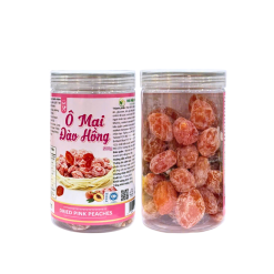 Ô Mai Đào Hồng Thơm Ngon 500g Hộp - 8936208930776