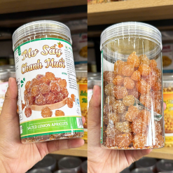 Mơ Sấy Chanh Muối Thơm Ngon 450g Hộp Pet - 8936208930721