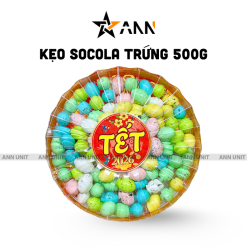 Kẹo Trứng Socola Hộp Sun Khía 500g Hộp Quà Tết 2026 - 8936208934743