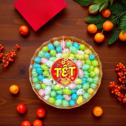 Kẹo Trứng Socola Hộp Sun Khía 500g Hộp Quà Tết 2026 - 8936208934743