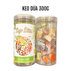 Kẹo Dừa Mix 9 Vị Thơm Ngon 300g Hộp - KDM9V