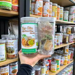 Kẹo Dừa Nướng - Kẹo Dừa Cuộn Bánh Phồng Mix 7 Vị Thơm Ngon 300g Hộp Pet - KDCBP