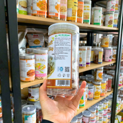 Kẹo Chuối Cuộn Bánh Tráng Thơm Ngon 300g - Hộp Pet - KCC