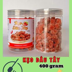 Kẹo Dâu Tây Thơm Ngon 400g Hộp - KDT